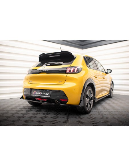 Lips traseros laterales Peugeot 208 GT Mk2 (Con flaps)