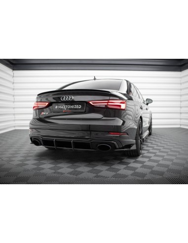 Lips traseros laterales Street Pro Audi RS3 8V Sedan (Facelift)(Con flaps)