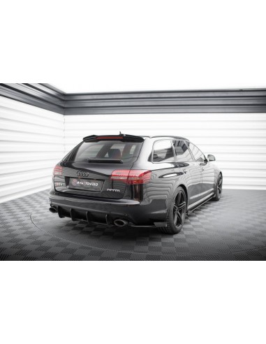 Lips traseros laterales Street Pro Audi RS6 C6 Avant (Con flaps)