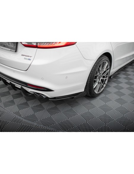 Lips traseros laterales Street Pro Ford Mondeo Sport Mk5 (Facelift)(Con flaps) Lips traseros laterales Street Pro Ford Mondeo Sport Mk5 (Facelift)(Con flaps)