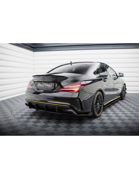 Lips traseros laterales Street Pro Mercedes-Benz CLA 45 AMG C117 (Facelift)(Con flaps)