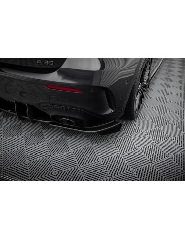 Lips traseros laterales Street Pro Mercedes-Benz Clase A 35 AMG Hatchback W177 (Con flaps)