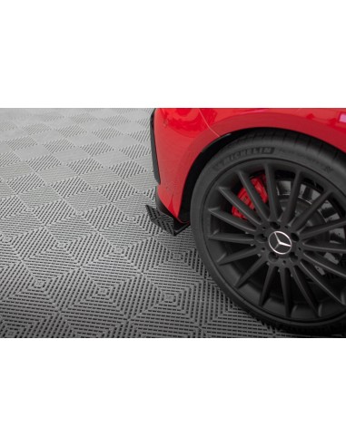 Lips traseros laterales Street Pro Mercedes-Benz Clase A 45 AMG W176 (Facelift)(Con flaps)