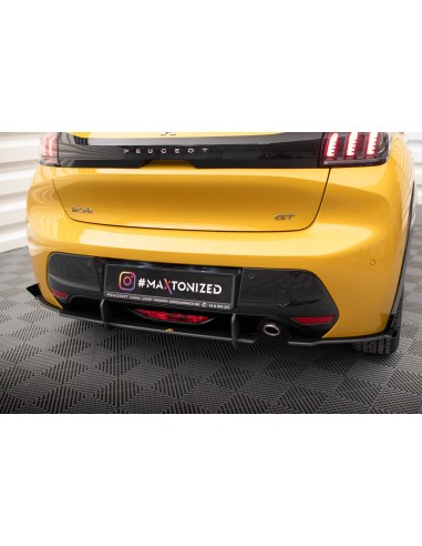 Lips traseros laterales Street Pro Peugeot 208 GT Mk2 (Con flaps)