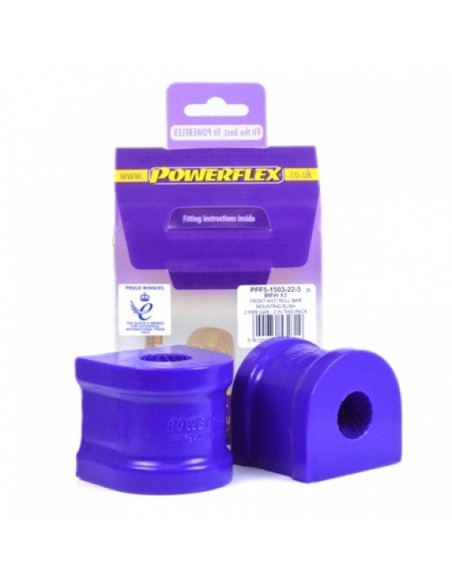 Silentblock estabilizadora del Powerflex 22.5mm BMW X3 E83