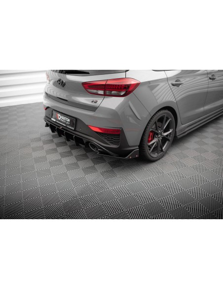 Lips traseros laterales V.4 Hyundai i30N Mk3 Hatchback (Facelift)(Con flaps) Lips traseros laterales V.4 Hyundai i30N Mk3 Hatchback (Facelift)(Con flaps)