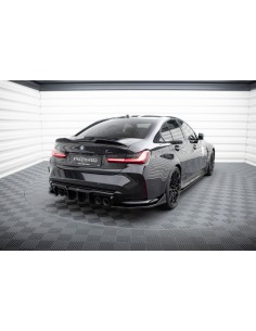 Lips traseros laterales V.6 BMW M3 G80/G81 (Look CSL)(Para difusor V.1) 2