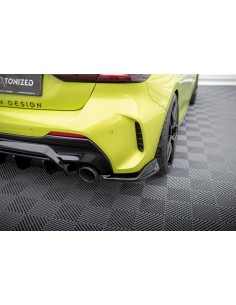 Lips traseros laterales V.8 BMW Serie 1 F40 Pack M/M135i (Para difusor trasero V.1)