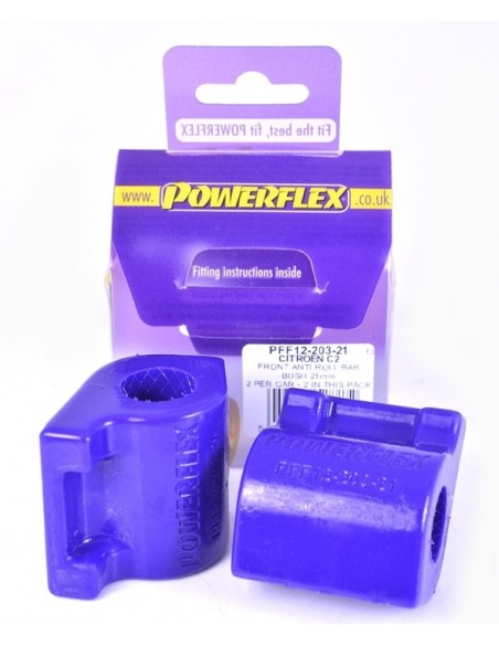 Silentblock estabilizadora del Powerflex 21mm Citroen C3 02-10