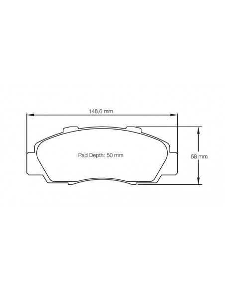 Pastillas Pagid Racing RS42 Honda Legend 3.2/3.5 delanteras