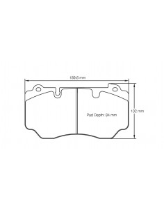 Pastillas Pagid Racing RSC1 Aston Martin DB9 04-16 delanteras (Discos cerámicos)