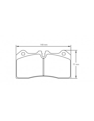 Pastillas Pagid Racing RSC1 Mclaren MP4-12C traseras (Discos cerámicos)