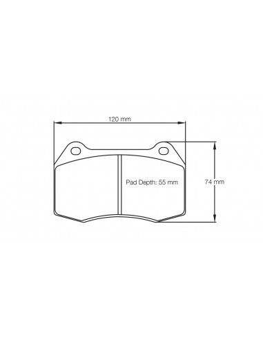 Pastillas Pagid Racing RSL2 Mini Coupé R58 delanteras (Pinza Brembo)