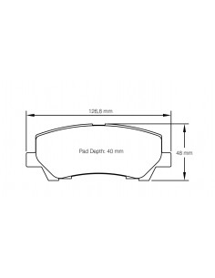 Pastillas Pagid Racing RSL29 Ford Mustang GT traseras (Performance Pack)