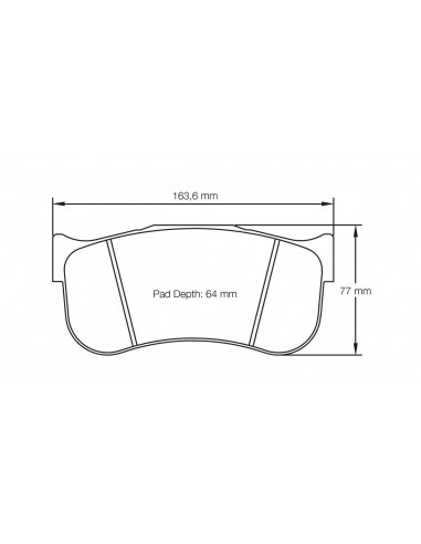 Pastillas Pagid Racing RSX Lamborghini Huracan GT3 Evo 1 delanteras