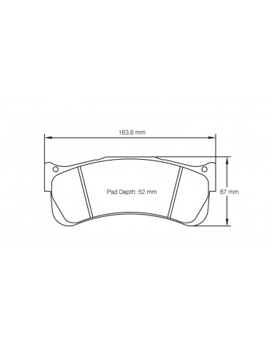Pastillas Pagid Racing RSX Porsche 911 997 3.8 GT3 RSR 07-09 delanteras