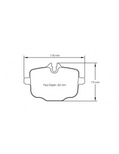 Pastillas Pagid Racing RSL29 BMW M2 G87 traseras
