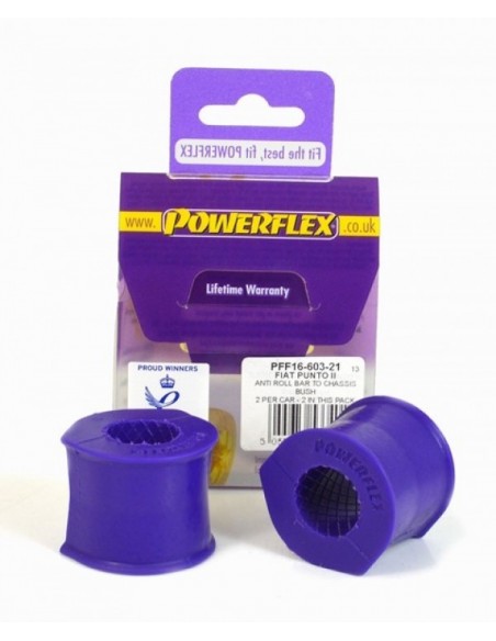 Silentblock estabilizadora del Powerflex 21mm Fiat Punto 99-05