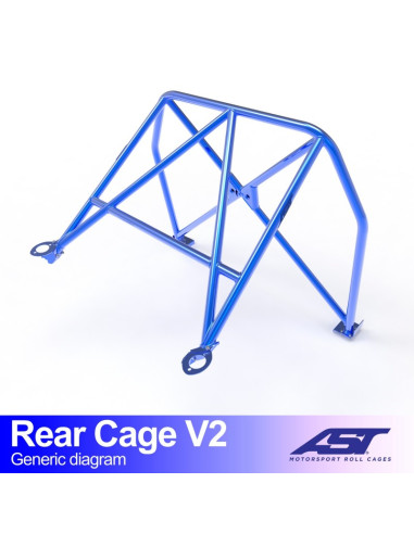 Arco trasero Mazda MX-5 (NA) 2 puertas Roadster REAR CAGE V2
