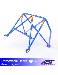 Arco trasero Toyota MR-2 (W30) 2 puertas Roadster REMOVABLE REAR CAGE V2