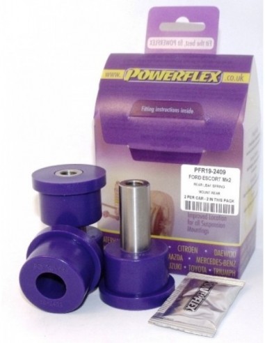 Silentblock trasero amortiguador tras Powerflex Ford Escort MK2