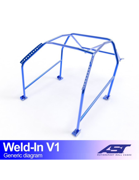 Jaula BMW 3-Series (E46) 4 puertas Sedan RWD WELD IN V1
