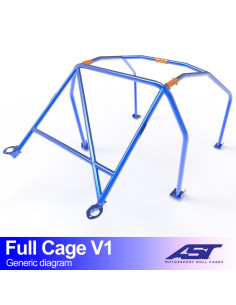 Jaula Fiat Panda (Type 141) Hatchback FWD FULL CAGE V1