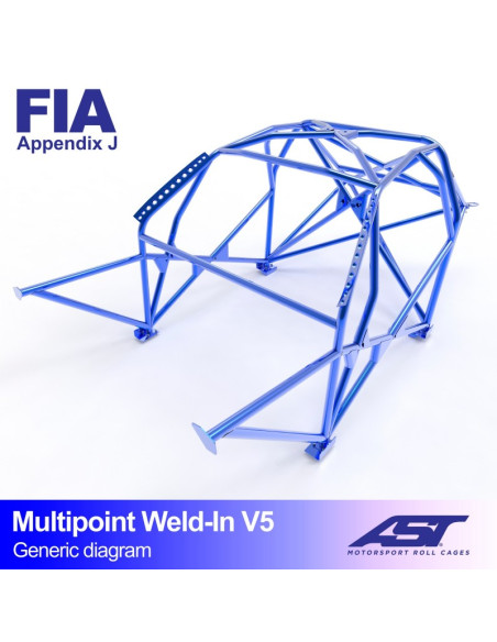 Jaula Honda Civic (EP) 3 puertas Hatchback MULTIPOINT WELD IN V5 Jaula Honda Civic (EP) 3 puertas Hatchback MULTIPOINT WELD IN V5