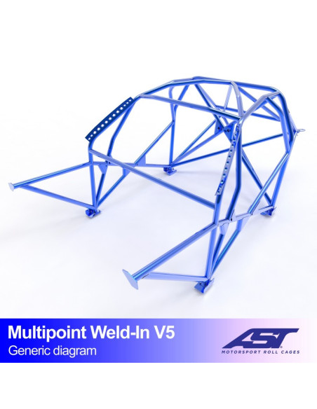 Jaula Mazda MX-3 (EC) 3 puertas Coupe MULTIPOINT WELD IN V5 Jaula Mazda MX-3 (EC) 3 puertas Coupe MULTIPOINT WELD IN V5