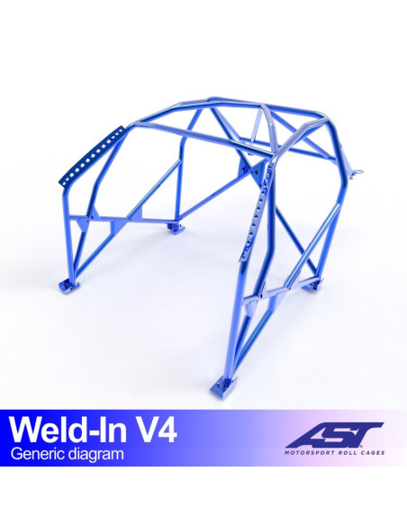 Jaula Mazda MX-5 (ND) 2 puertas Roadster WELD IN V4
