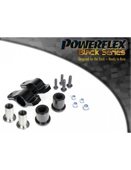 Silentblock trasero trapecio del Powerflex Ford Focus MK1 incl. ST/RS (Ajustable avance) Black series
