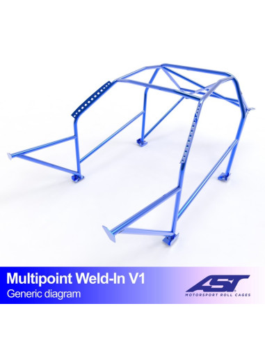 Jaula Seat Ibiza (6J) 3 puertas Hatchback MULTIPOINT WELD IN V1