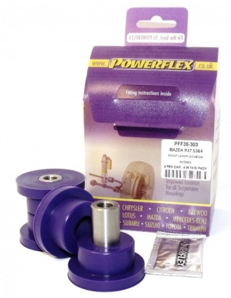 Silentblock trapecio sup del Powerflex Mazda RX-7 92-02