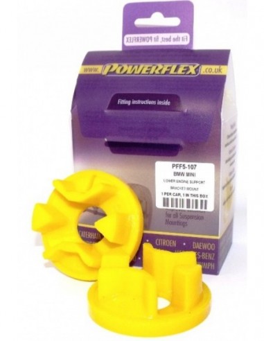 Inserto silentblock soporte inf motor Powerflex Mini Cooper/One R50/R52/R53