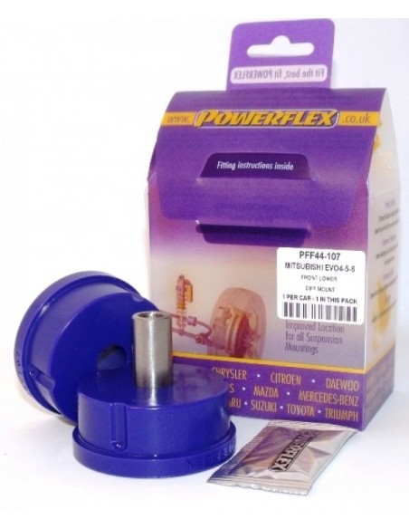 Silentblock diferencial inf del Powerflex Mitsubishi Lancer Evolution X (62mm)