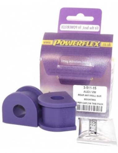 Silentblock estabilizadora tras Powerflex 15mm Skoda Octavia 96-04 4WD