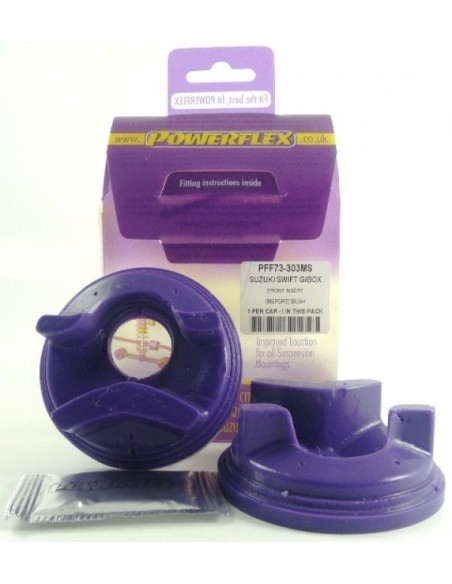 Inserto silentblock delantero caja cambios Powerflex Suzuki Swift Sport 06-10 (Uso competición)