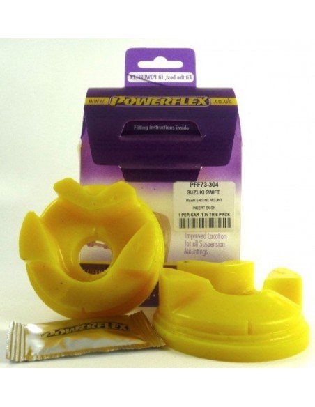 Inserto silentblock soporte motor tras Powerflex Suzuki Swift Sport 06-10