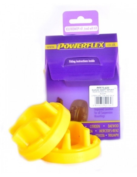Inserto silentblock soporte motor tras Powerflex Suzuki Swift Sport 10-17