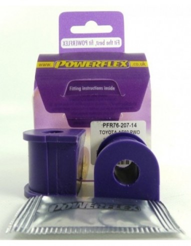 Silentblock estabilizadora tras Powerflex 14mm Toyota Corolla AE86 RWD