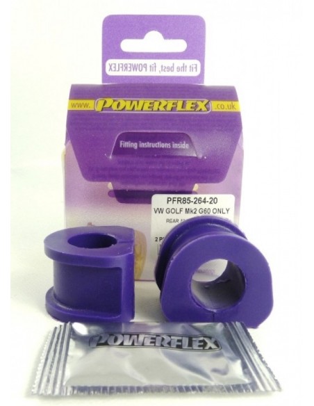 Silentblock exterior estabilizadora tras Powerflex 20mm Volkswagen Golf III 4WD