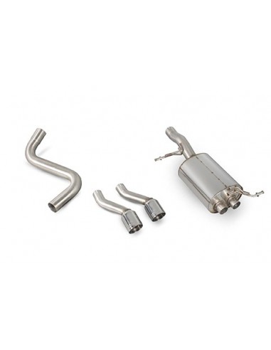 Escape trasero Scorpion Ford Fiesta MK7 1.0T Ecoboost 100/125/140cv (Difusor trasero standard)