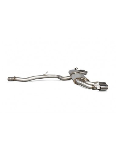 Escape Scorpion Audi TTS 8S (Con válvulas)(Modelos sin GPF)(Sin silenciador)