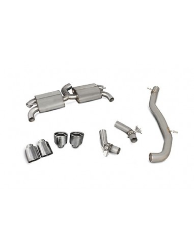 Escape Scorpion Audi TTS 8S (Con válvulas)(Modelos sin GPF)(Sin silenciador)