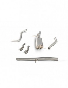 Escape Scorpion Ford Fiesta MK7 1.0T Ecoboost 100/125/140cv (Difusor standard)(Sin silenciador) 2