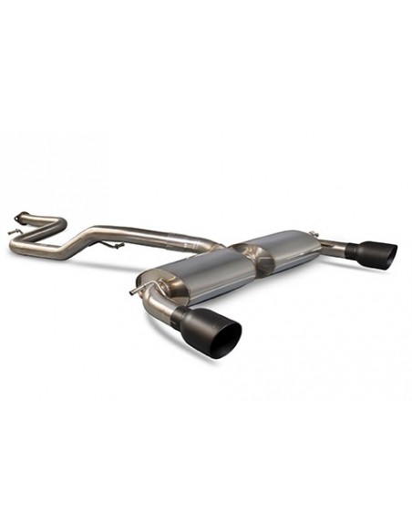 Escape Scorpion Ford Focus MK2 ST225 (Sin silenciador)(Colas negras)