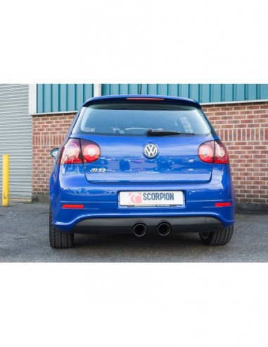 Escape Scorpion Volkswagen Golf V R32 (Sin silenciador)