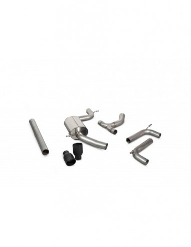 Escape Scorpion Volkswagen Golf 7.5 GTi (Sin silenciador)(Modelos sin GPF)(Colas negras)