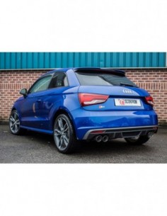 Escape Scorpion Audi S1 8X 2.0 TFSi Quattro (Con válvulas)(Sin silenciador)(Colas Daytona) 2