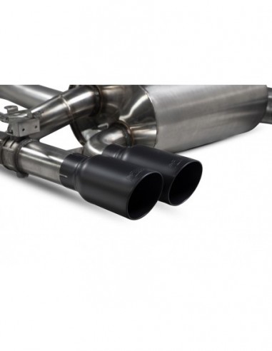 Escape Scorpion BMW M3 F80 (Con válvulas)(Sin silenciador)(Modelos sin GPF)(Colas negras)